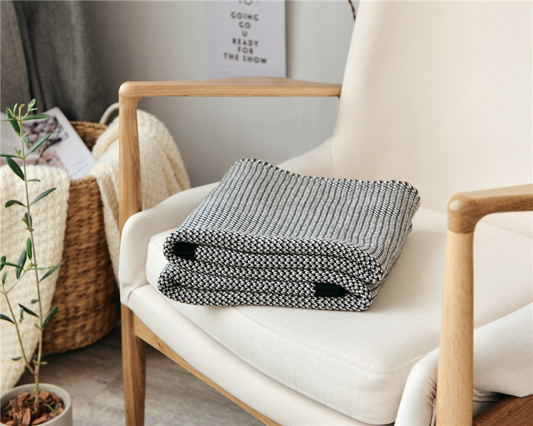 Nordic in đơn giản giải trí sofa chăn mền trang trí chăn mùa hè máy lạnh văn phòng chăn ngủ trưa chăn - Ném / Chăn chăn lông cừu cho bé