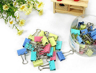 Weili Metal 41MM Long Tail Clip Boxed 24 Pieces Office Supplies Creative Life Dovetail Clip Ticket Holder