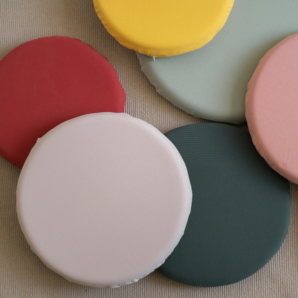 Simple cushion plush chair cushion bay window cushion seat cushion memory foam cushion round thickened round stool cushion