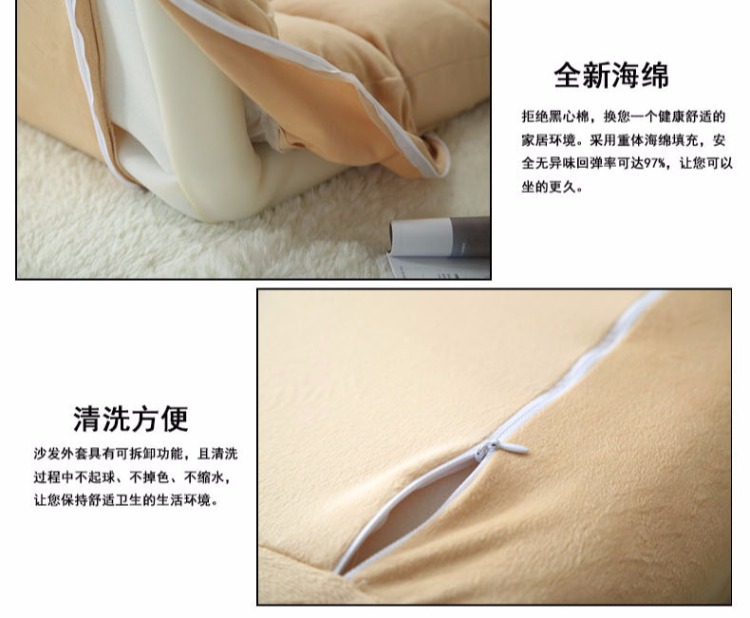 Ghế sofa lười đơn gấp giường trở lại đệm pad cửa sổ máy tính sofa đệm một nệm mút d40