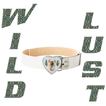 WILDLUST < sting > original design nature hunter insect specimen mens womens leather belt gift