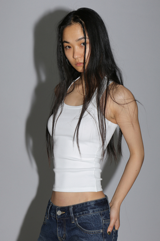 W&L｜Must-Have! Everyone Needs This Heavyweight Cotton Ribbed Tank Top*Powerful Shoulder Support*Cleverly Hides the Trapezius Muscles