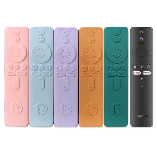 Xiaomi International Version Xiaomi TV STIVK 4K Top Box Demote Control Cets Устанавливает толстый мягкий силиконовый