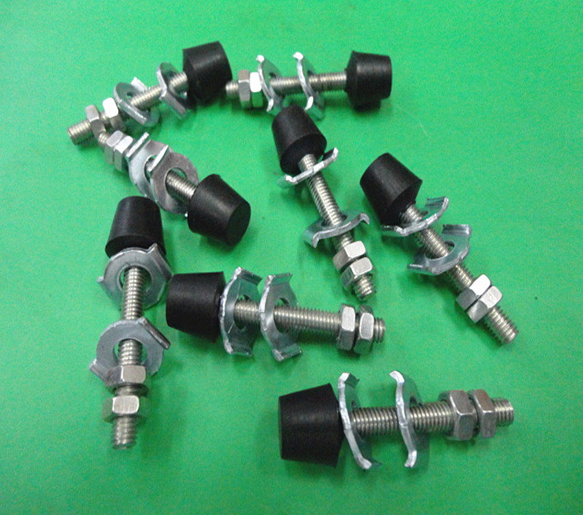 Quick clamp fixture accessories presser foot screw rubber press head clamp rubber presser foot 6X50