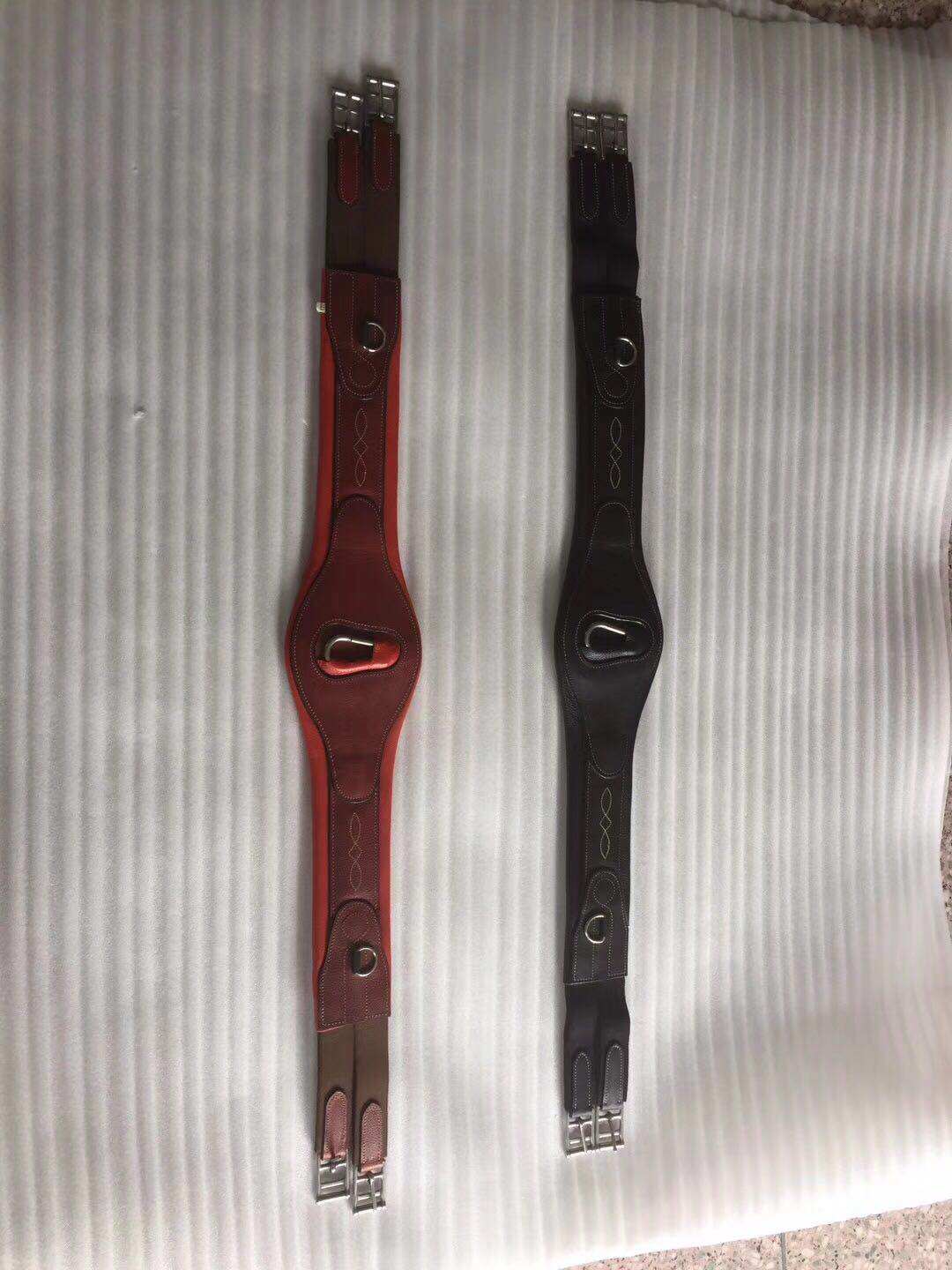 Full leather horse belly belt