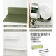 WBZ7 dark green wall partition home soft decoration decorative board storage layered storage rack iron art one-line