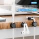 Magnetic cable processor desktop data cable storage and sorting wire fixer snap mobile charging cable hub management cable