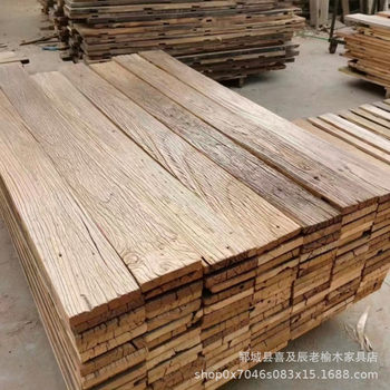 Wood board bar office solid wood desktop retro weathered texture board tea table tea table old elm