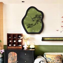 Wall Clock Chinese Ancient Style French Retro Clock Living Room Decoration Painting Desktop Display Clock For Home Silent Manufacturer