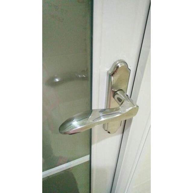 Stainless Steel 304 Bathroom Door Lock Keyless Toilet/Washroom/Aluminum Alloy/Concave/Angled/Inner Fox Door Lock