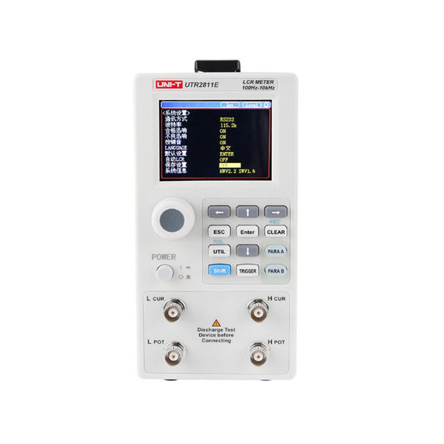 UTR2811E/UTR2810E High Precision LCR Benchtop Digital Bridge Resistance Inductor Capacitor Instrument