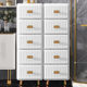 Drawer-type clip cabinet household living room plastic snack cabinet storage cabinet multi-layer finishing storage cabinet storage box box