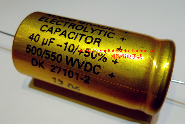Denmark original JENSEN Ares axial welding type electrolytic 40UF 500V 210 yuan only