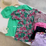 2-16 Австралийских девушек льняно-изделия с шелковым шелковым вырезом, прохладное платье A-Line