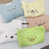 Японская милая хлопковая толстовка подходит для мужчин и женщин, свободный крой