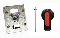 Promotional Molded Case Circuit breaker handle operating mechanism air switch CM3 63A 100C cabinet outside extension handle 3p