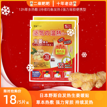 Japanese wild ginger warm paste warm baby 12 hours continuous fever Palace cold waist abdomen herb continuous heat paste
