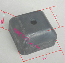 Stacking foot bowl Shelf column mat Turnover box Foot dish material box Foot bowl Square tube top cover Logistics rack foot bowl