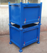 Scrap box Heavy plate box Steel box Iron frame box turnover cage Metal folding storage iron box Iron turnover box