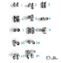 SMA RP 2 92 adapter 90 degree bend quick plug low loss 