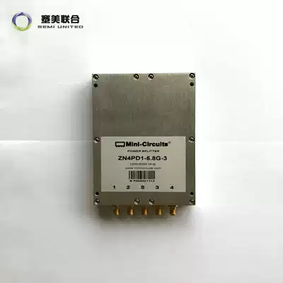 Mini-Circuits ZN4PD1-5 8G-3 2-6GHz SMA RF coaxial one-quarter power splitter