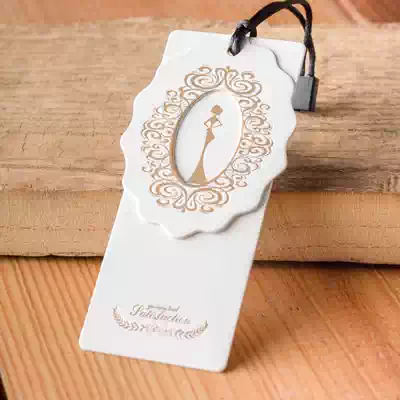 Clothing tag thick tag custom-made Hollow tag special-shaped tag spot women's clothing tag custom custom