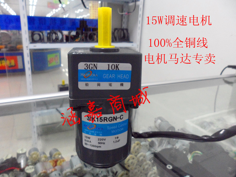 15W 220V AC gear speed motor reducer motor 3IK15RGN-C motor