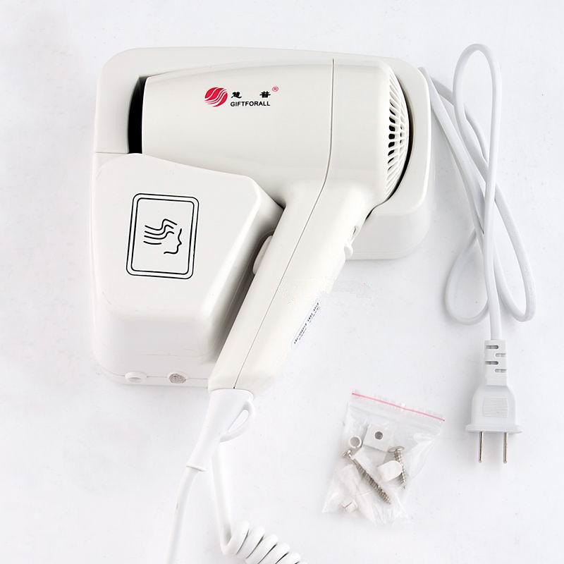 Huipu hotel hotel household bathroom powder room Wall-mounted wall-mounted hair dryer hair dryer ultra-low price