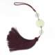 Chinese ancient style Xiu jade horse-faced skirt waist jade pendant safety buckle tassel forbidden step waist pendant ancient costume Hanfu accessories wedding