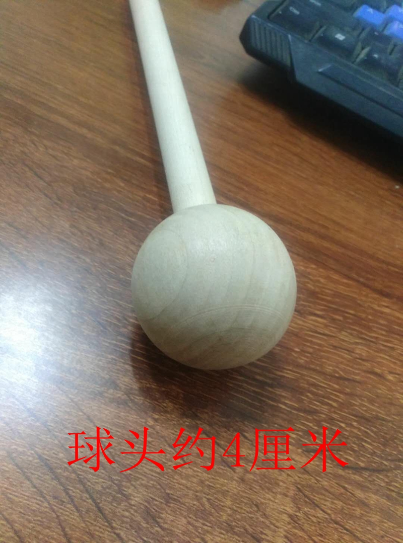 The wave instrument manufacturer direct the wooden handle solid wood drum stick with less first team big drum hammer to beat the drum stick big drum stick-to-the-Taobao
