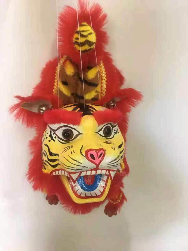 Wave musical instrument lion dance decoration foreigner lion dance lion dance dragon props lion dance decoration pull line puppet tiger