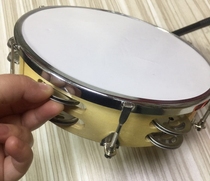Wave musical instrument tambourine instrument double-row tambourine drummer adjustable tambourine 8-inch tambourine