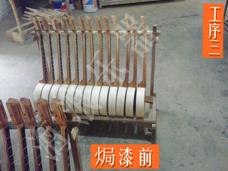 Nhạc cụ sóng Yang Yang Lang Ming bên da lộn giúp nhạc cụ bốn dây Qinqin bướm nhạc cụ Qin gỗ hồng mộc chính hãng - Nhạc cụ dân tộc đàn nguyệt cầm