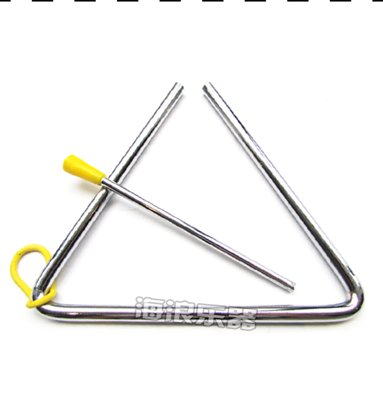 Sóng nhạc cụ Tam giác nhạc cụ sắt 6 inch trẻ em nhạc cụ gõ trẻ em đồ chơi âm nhạc nóng được đề nghị đàn ukulele cho bé