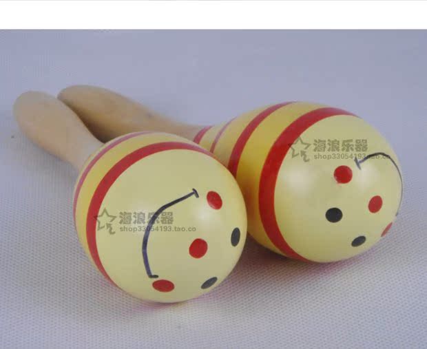 Sóng nhạc cụ búa cát nhạc cụ cát bóng trẻ em đồ chơi bằng gỗ cát bóng nhạc cụ nhỏ cát bóng nhạc cụ gõ phổ biến đàn organ đồ chơi
