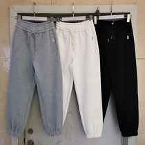 A XI Ahxi 2009 womens 2021 autumn loose sweatpants harem pants elastic waist thin sports and leisure drawstring pants