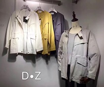  DZ thin jacket womens 2020 spring new Korean loose mid-length windbreaker Korean tooling student fashion trend