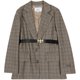 12.12 Newly picked up Manyano winter high-end plaid sheep wool suit jacket ML42SC019 brand 1498
