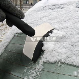 汽车雪铲 不锈钢雪铲/除雪工具 不锈钢刮雪板 车用冰雪铲 除霜铲