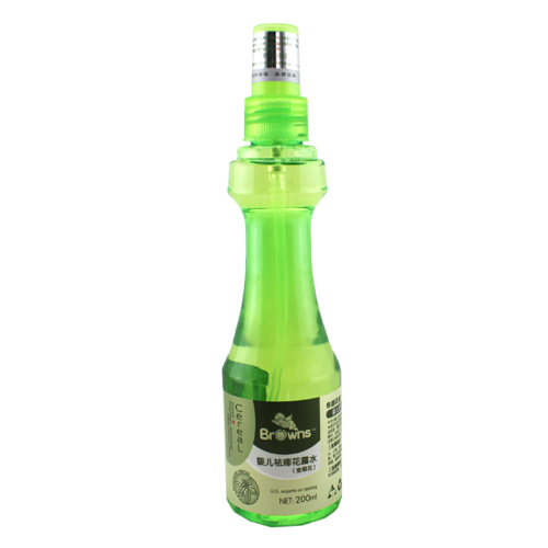 美国正品 布朗天使 婴儿宝宝儿童防蚊祛痱花露水金银花喷雾200ml