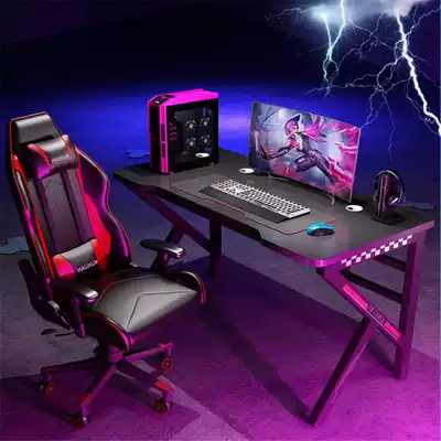 Internet cafe computer chair table a set of Home personality E-sports games dedicated desktop table and chair set table chair