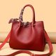 Hong Kong I.Tgreg Genuine Leather High-End Handbag, Large Capacity, Fashionable Cowhide Crossbody Bag for Middle-Aged Moms