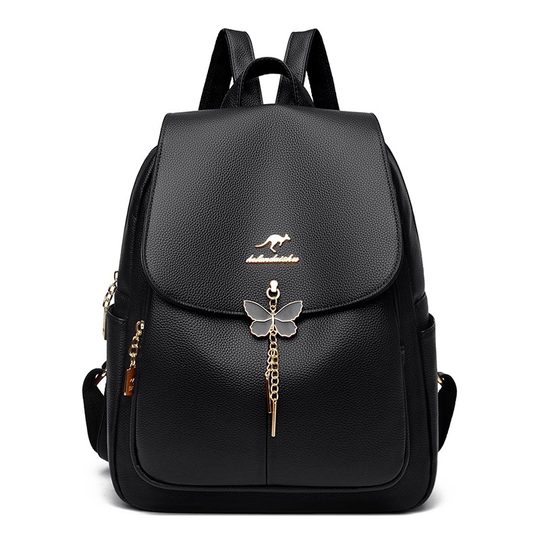 香港I.Tgreg真皮女双肩包时尚百搭软皮背包头层牛皮大容量妈咪包