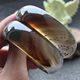 ສາຍແຂນ agate ສີແດງທໍາມະຊາດ Brazilian / ພືດນ້ໍາທາງວິນຍານສີດໍາ / ໂຄງສ້າງທີ່ສວຍງາມ / ສີທີ່ສວຍງາມທີ່ສວຍງາມ / ຄູ່ຂອງສາຍແຂນ