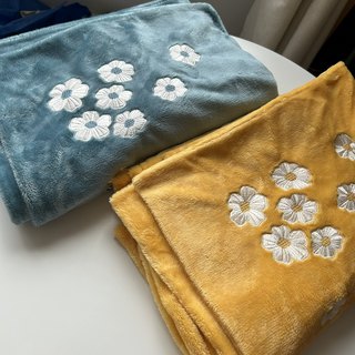 A pair of cat-like soft and delicate flannel pillowcases