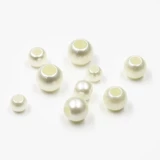 Белые бусины из жемчуга, резинка, аксессуар, аксессуары