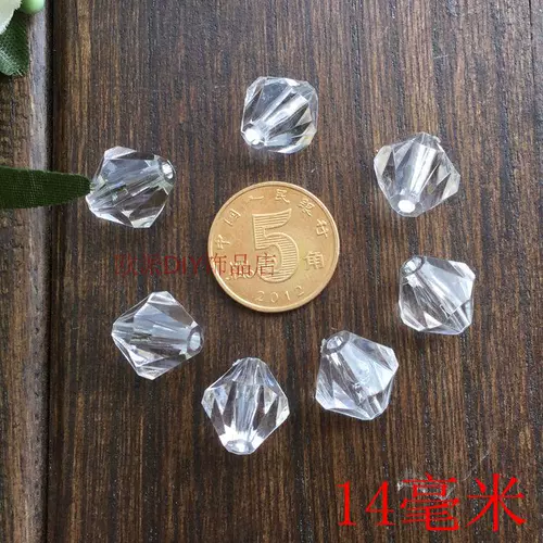 Браслет из бисера ручной работы, бусины, прозрачные аксессуары, акриловая штора, 6-22мм