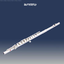 16-hole closed hole silvered E key to divide the long flute instrument