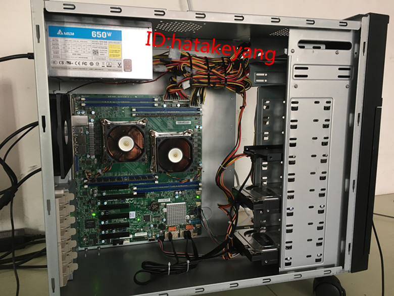 Chengdu Assembly Server X10DRL-I 2603V4x2 32G 2Tx2 650W Technology Exhibition Tower