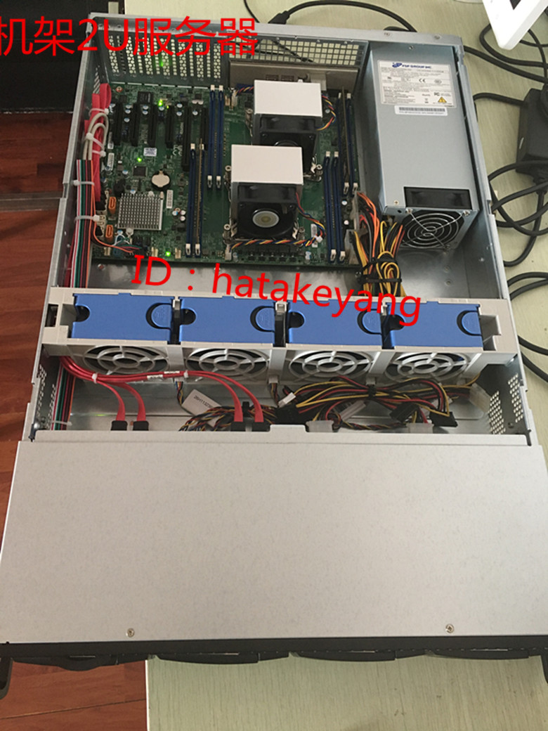 Assembly Server Super Micro X10DRL-I 2620V4*2 16G RECC*2 2T*2 RM23608 600W